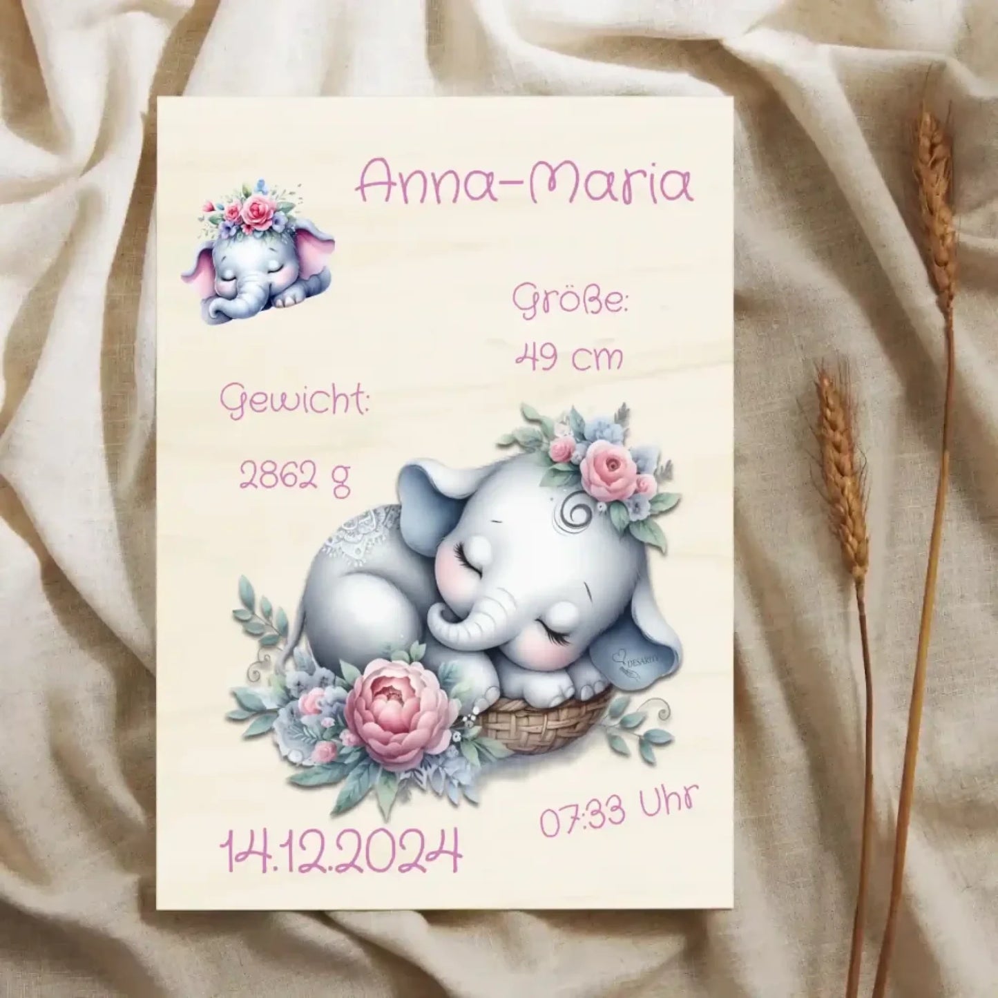 geburtstafel-holz-elefant-baby-schläft-mockup2