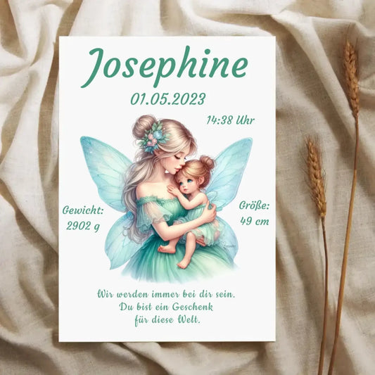premium Geburtsposter personalisiert