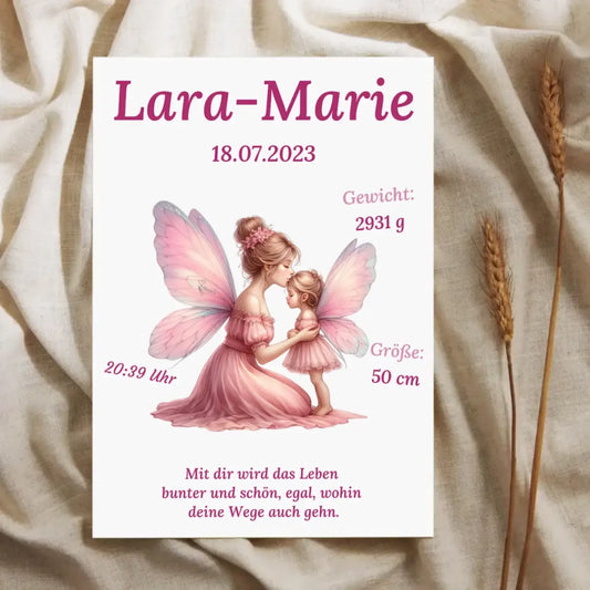 premium Geburtsposter personalisiert