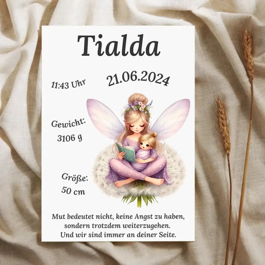 Premium Geburtsposter personalisiert