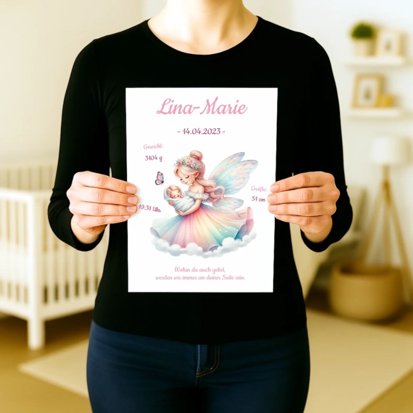 premium Geburtsposter personalisiert
