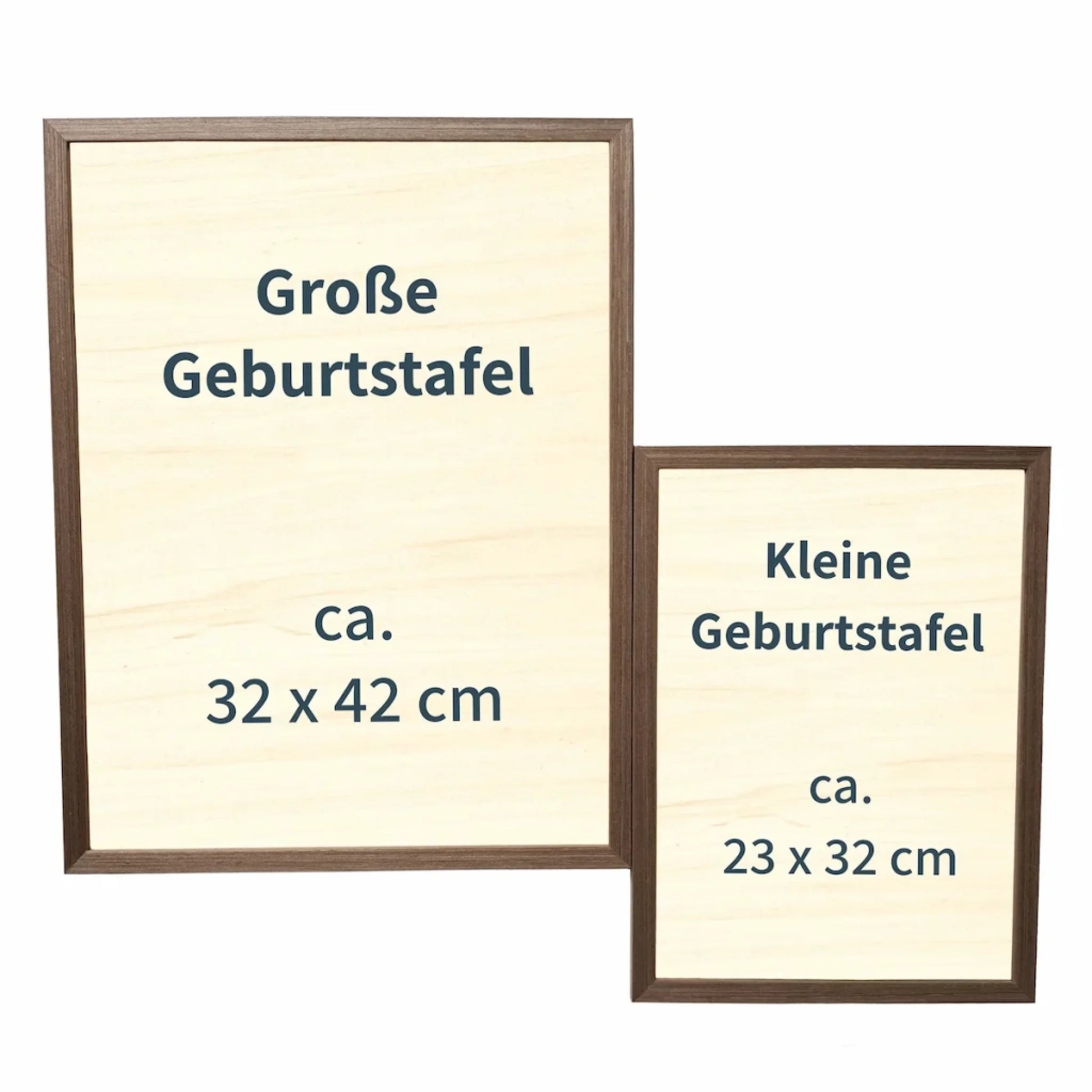 personalisierte Geburtstafel Holz
