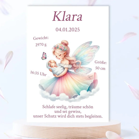 premium Geburtsposter personalisiert