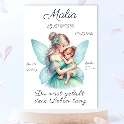 premium Geburtsposter personalisiert