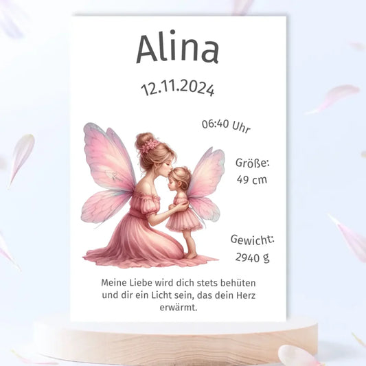 premium Geburtsposter personalisiert