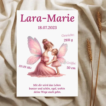 premium Geburtsposter personalisiert
