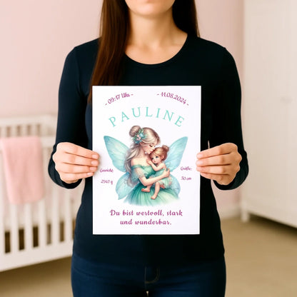 premium Geburtsposter personalisiert