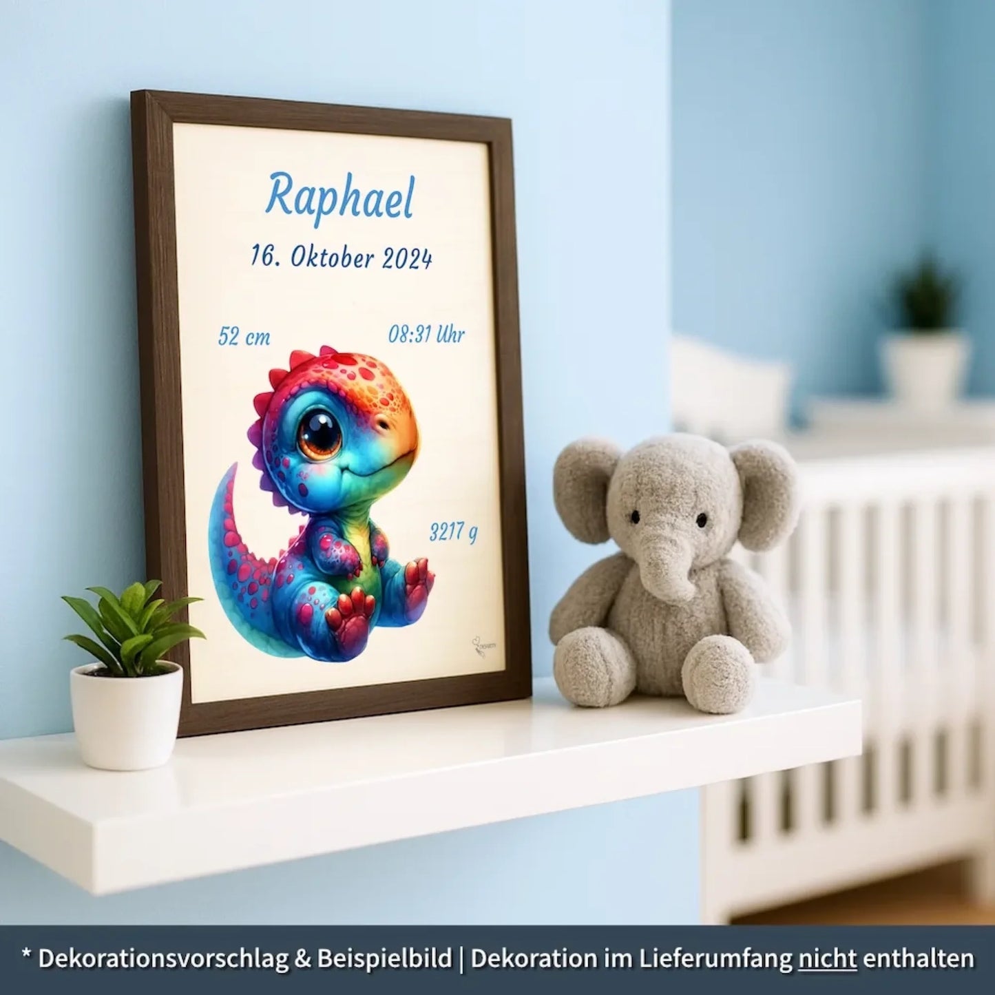 personalisierte Geburtstafel Holz Geburtsgeschenk