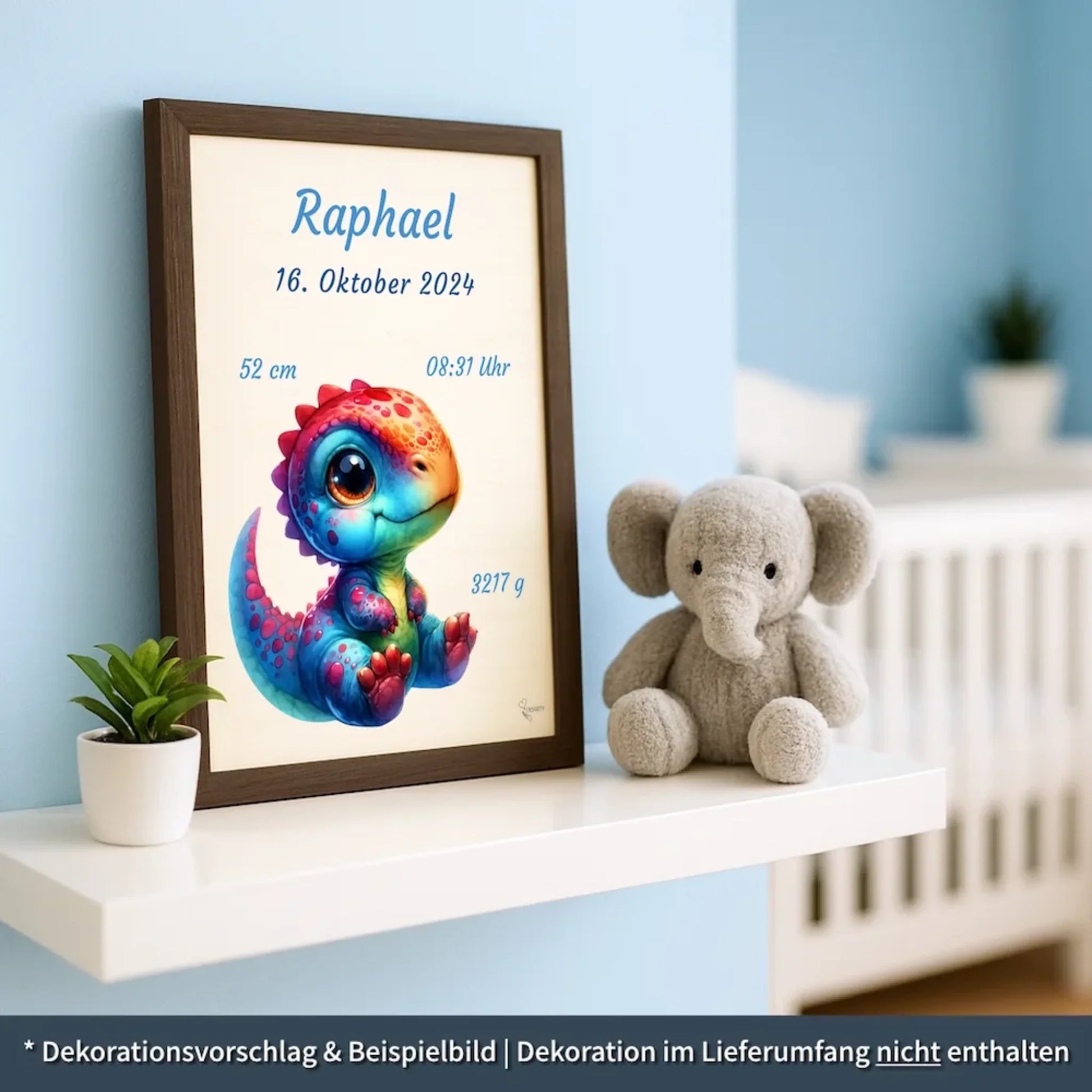 personalisierte Geburtstafel Holz Geburtsgeschenk