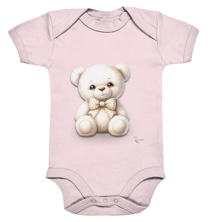 Bio Baumwoll Baby Bodysuite - großer flauschiger Teddybär