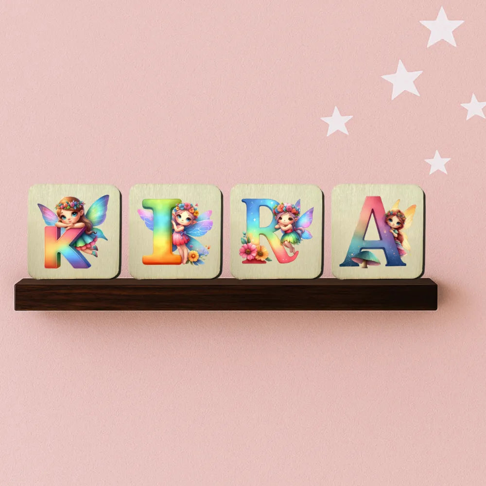 Holzbuchstaben Namensschild Mädchen