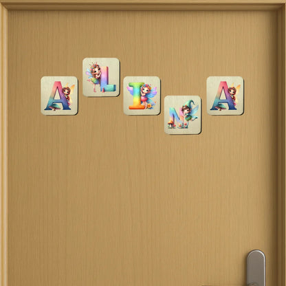 Holzbuchstaben Namensschild und Türschild Kinderzimmer